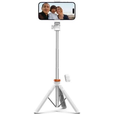 Selfie Stick Tech-Protect L03S Blanc Bluetooth Trépied - Selfie Stick, Trépied - Publicité Selfie Stick Tech-Protect L03S Blanc Bluetooth Trépied - Selfie Stick, Trépied - Publicité