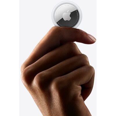 Apple AirTag Bluetooth Argent, Blanc - Publicité Apple AirTag Bluetooth Argent, Blanc - Publicité