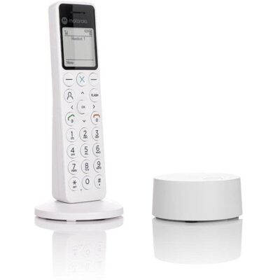 Telephone DECT sans fil Motorola DOT4 avec repondeur - Publicité Telephone DECT sans fil Motorola DOT4 avec repondeur - Publicité