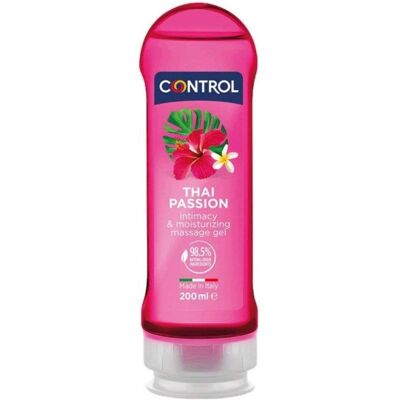 Gel intime Control Thai Passion 200 ml texture soyeuse naturel - Publicité Gel intime Control Thai Passion 200 ml texture soyeuse naturel - Publicité