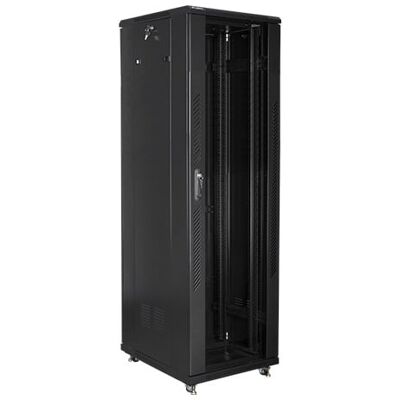 Rack Lanberg FF01-6842-12B 42U 800kg avec porte en verre trempé et ventilateurs - Publicité Rack Lanberg FF01-6842-12B 42U 800kg avec porte en verre trempé et ventilateurs - Publicité