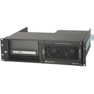 Caisse de rack Sonnet XMAC-STD-IIDV Noir 3U pour Mac Studio - Publicité Caisse de rack Sonnet XMAC-STD-IIDV Noir 3U pour Mac Studio - Publicité