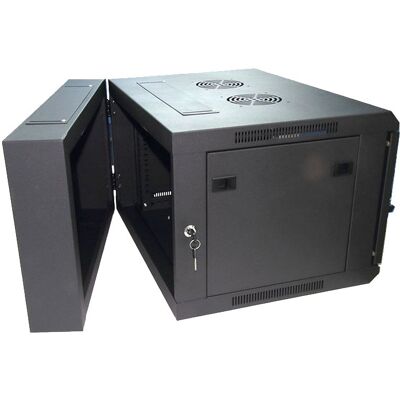 Armoire Rack Powergreen 19" Mural Double Section 9U 600x550mm - Publicité Armoire Rack Powergreen 19" Mural Double Section 9U 600x550mm - Publicité