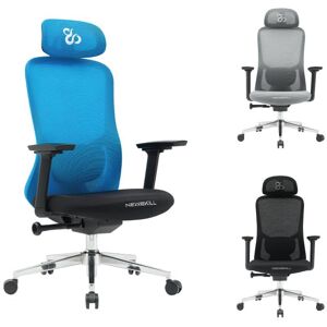 Chaise de jeu ergonomique Newskill Nue Noir-Bleu - Publicité Chaise de jeu ergonomique Newskill Nue Noir-Bleu - Publicité