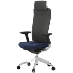 Chaise de bureau Actiu Tnk Flex Blue Yeti dossier mesh H12, assise T89 bleu, 24h, usage intensif, appui-tête, mécanisme synchrone, base aluminium blanc, accoudoirs 3D, référence Z351250ZBT89 - Publicité Chaise de bureau Actiu Tnk Flex Blue Yeti dossier mesh H12, assise T89 bleu, 24h, usage intensif, appui-tête, mécanisme synchrone, base aluminium blanc, accoudoirs 3D, référence Z351250ZBT89 - Publicité