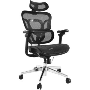 Chaise de bureau Equip 651051 siège et dossier en maille noir ajustable 3D - Publicité Chaise de bureau Equip 651051 siège et dossier en maille noir ajustable 3D - Publicité