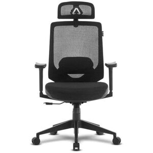 Chaise de bureau Alpha Gamer Stella Ergonomique Mesh Tech Noire appui-tête 3D - Publicité Chaise de bureau Alpha Gamer Stella Ergonomique Mesh Tech Noire appui-tête 3D - Publicité