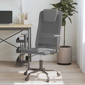 Chaise de bureau vidaXL Amapola réglable Gris maille respirante 110kg - Publicité Chaise de bureau vidaXL Amapola réglable Gris maille respirante 110kg - Publicité