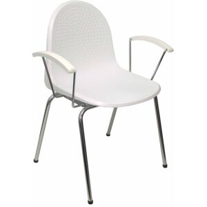 piqueras-y-crespo Piqueras y Crespo Ves Pack de 4 chaises en plastique blanc - Publicité piqueras-y-crespo Piqueras y Crespo Ves Pack de 4 chaises en plastique blanc - Publicité