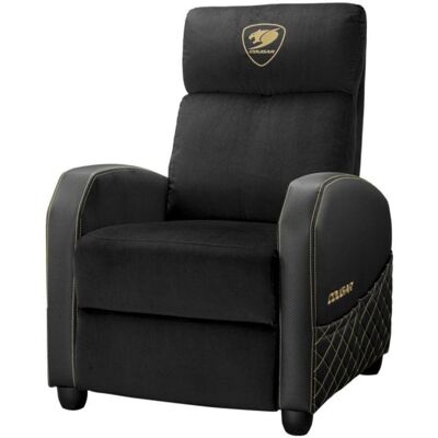 Fauteuil Gaming COUGAR Ranger Elite Gold Noir, 135 kg, Accoudoirs rembourrés - Publicité Fauteuil Gaming COUGAR Ranger Elite Gold Noir, 135 kg, Accoudoirs rembourrés - Publicité