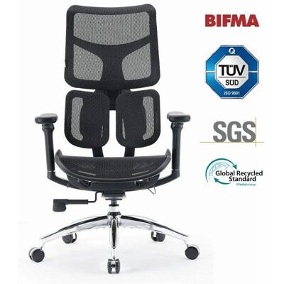 Silla Ergonómica Sihoo Doro S100 - Soporte Lumbar Dinámico Doble & Respaldo Ajustable 5D - Publicité Silla Ergonómica Sihoo Doro S100 - Soporte Lumbar Dinámico Doble & Respaldo Ajustable 5D - Publicité