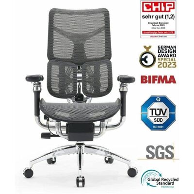 Sihoo Doro S300 Silla Ergonomica Oficina - Reposabrazos 6D - Sistemas Soporte Lumbar y Suspension - Publicité Sihoo Doro S300 Silla Ergonomica Oficina - Reposabrazos 6D - Sistemas Soporte Lumbar y Suspension - Publicité