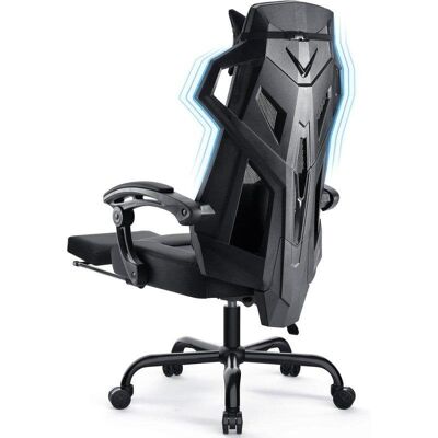 Chaise Gaming GTPLAYER avec Repose-pieds, Accoudoirs Synchronisés, Dossier Reclinable - Publicité Chaise Gaming GTPLAYER avec Repose-pieds, Accoudoirs Synchronisés, Dossier Reclinable - Publicité
