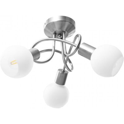 Plafonnier vidaXL avec abat-jour en céramique pour 3 ampoules E14 - Lampe de plafond - Publicité Plafonnier vidaXL avec abat-jour en céramique pour 3 ampoules E14 - Lampe de plafond - Publicité