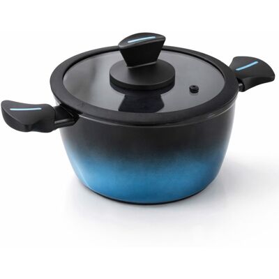 Casserole Briebe Mare 20cm Acier Forgé Antiadhésif Induction Bleu - Publicité Casserole Briebe Mare 20cm Acier Forgé Antiadhésif Induction Bleu - Publicité
