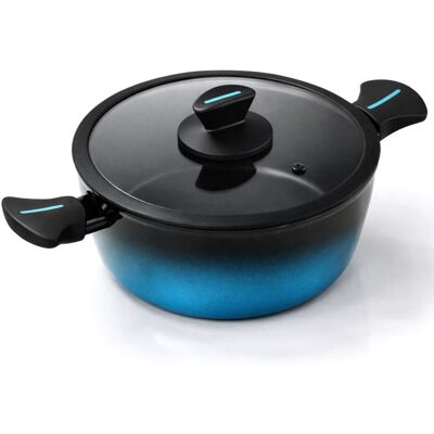 Casserole Briebe Mare Acier Forgé 24cm Antiadhésive Induction Bleu - Publicité Casserole Briebe Mare Acier Forgé 24cm Antiadhésive Induction Bleu - Publicité