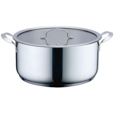 Cocotte en Inox Haeger 32cm - Compatible avec tous les feux - Publicité Cocotte en Inox Haeger 32cm - Compatible avec tous les feux - Publicité