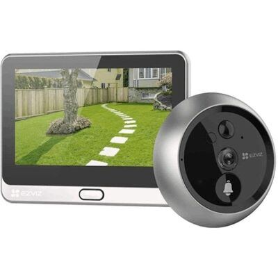 Judas Numérique WiFi EZVIZ DP2 2K Écran 4,3" 166° Vision Nocturne - Publicité Judas Numérique WiFi EZVIZ DP2 2K Écran 4,3" 166° Vision Nocturne - Publicité