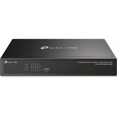 Enregistreur NVR pour Caméra IP TP-Link VIGI NVR1008H-8MP 8 canaux 4K 10TB HDD PoE+ Ethernet - Publicité Enregistreur NVR pour Caméra IP TP-Link VIGI NVR1008H-8MP 8 canaux 4K 10TB HDD PoE+ Ethernet - Publicité