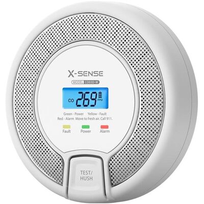 Détecteur de monoxyde de carbone X-Sense CO03D-W Link+ Sans fil Alarme LCD - Publicité Détecteur de monoxyde de carbone X-Sense CO03D-W Link+ Sans fil Alarme LCD - Publicité