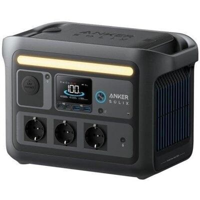 Station électrique portable Anker Solix C800X - 768Wh, 1200W, Lampe de camping - Publicité Station électrique portable Anker Solix C800X - 768Wh, 1200W, Lampe de camping - Publicité