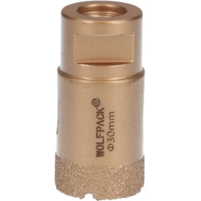 Couronne diamantée Wolfpack pour meuleuse 30 mm - Publicité Couronne diamantée Wolfpack pour meuleuse 30 mm - Publicité