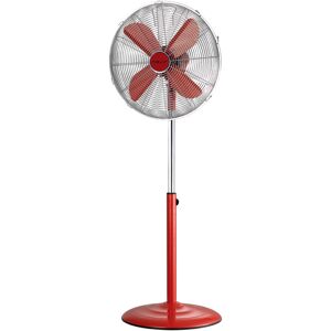 Nevir NVR-VPM40 Ventilateur Sur Pied Métallique 40Cm Rouge - Publicité Nevir NVR-VPM40 Ventilateur Sur Pied Métallique 40Cm Rouge - Publicité