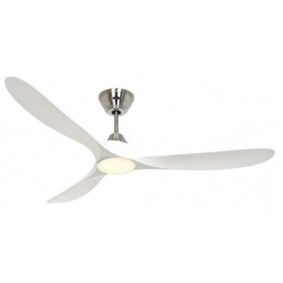 Ventilateur de plafond CasaFan ECO GENUINO-L 152 cm DC télécommande blanc chrome - Publicité Ventilateur de plafond CasaFan ECO GENUINO-L 152 cm DC télécommande blanc chrome - Publicité