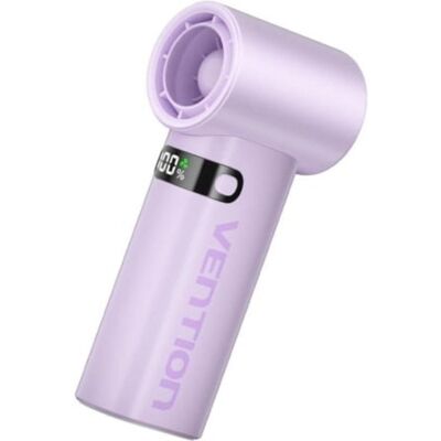 Mini Ventilateur de Main Vention PBEV0-ML 11,1 Wh 100 Vitesses USB-C 3000 mAh LED Violet - Publicité Mini Ventilateur de Main Vention PBEV0-ML 11,1 Wh 100 Vitesses USB-C 3000 mAh LED Violet - Publicité
