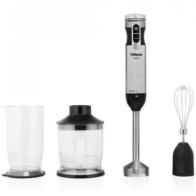 Tristar MX-4829 - Noir Argent - Mixeur plongeant - Publicité Tristar MX-4829 - Noir Argent - Mixeur plongeant - Publicité