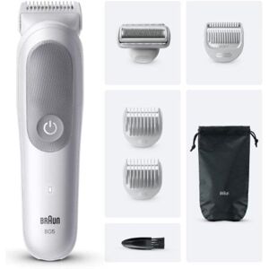 Tondeuse Braun Wet & Dry grise sans fil, batterie Li-ion, 100 min, accessoires x6, IPX7 - Publicité Tondeuse Braun Wet & Dry grise sans fil, batterie Li-ion, 100 min, accessoires x6, IPX7 - Publicité