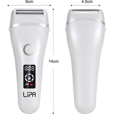 Tondeuse femme rechargeable étanche LIPA 588 - Visage, Jambes, Bikini - Publicité Tondeuse femme rechargeable étanche LIPA 588 - Visage, Jambes, Bikini - Publicité