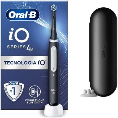 Brosse à Dents Oscillo-Rotative Oral-B iO 4S 4 Modes Capteur de Pression Bluetooth Etui - Publicité Brosse à Dents Oscillo-Rotative Oral-B iO 4S 4 Modes Capteur de Pression Bluetooth Etui - Publicité