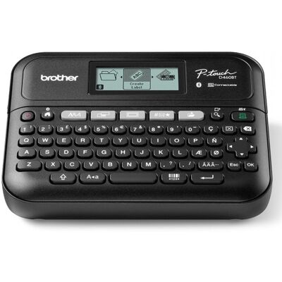 Brother P-Touch D460BTVP Imprimante d'étiquettes électroniques - Publicité Brother P-Touch D460BTVP Imprimante d'étiquettes électroniques - Publicité