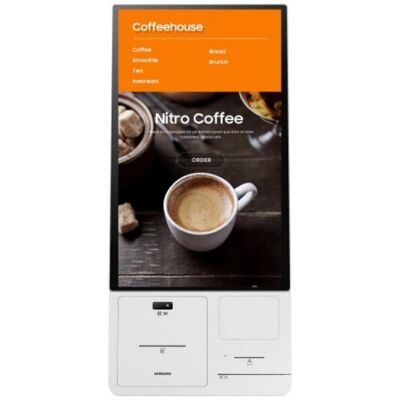 Point de vente tactile Samsung KM24C-P 24" Ethernet transfert thermique VESA découpe automatique - Publicité Point de vente tactile Samsung KM24C-P 24" Ethernet transfert thermique VESA découpe automatique - Publicité