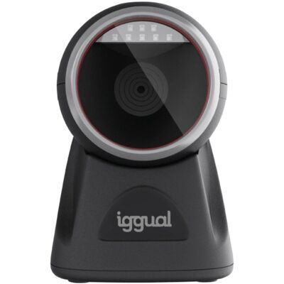 Lecteur de codes-barres fixe iggual L2DUSB-S-AX 1D 2D CMOS Auto-induction USB Ethernet IP52 Noir - Publicité Lecteur de codes-barres fixe iggual L2DUSB-S-AX 1D 2D CMOS Auto-induction USB Ethernet IP52 Noir - Publicité