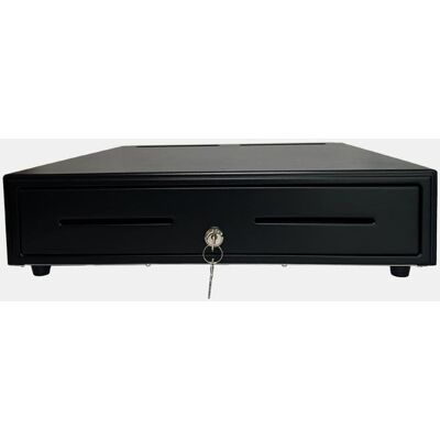 Caisse Premier 460 HQ-B acier noir 5 billets 8 pièces automatique et manuelle - Publicité Caisse Premier 460 HQ-B acier noir 5 billets 8 pièces automatique et manuelle - Publicité