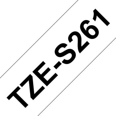 Cinta d'impression Brother TZE-S261 36 mm x 8 m laminée TZ - Publicité Cinta d'impression Brother TZE-S261 36 mm x 8 m laminée TZ - Publicité