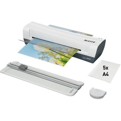 Laminatrice Leitz iLam Home A4 Blanc - Publicité Laminatrice Leitz iLam Home A4 Blanc - Publicité