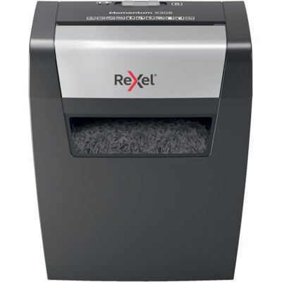Destructeur Rexel Momentum X308 Noir - Publicité Destructeur Rexel Momentum X308 Noir - Publicité