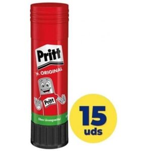 Exposant Colle en Stick Pritt 43g 15 unités Colle sans solvant Lavable Non toxique - Publicité Exposant Colle en Stick Pritt 43g 15 unités Colle sans solvant Lavable Non toxique - Publicité