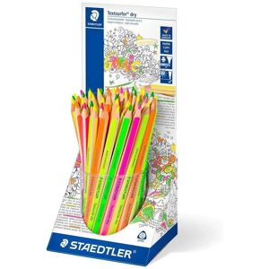 Staedtler Textsurfer - Lot de 4 crayons de bois marqueurs fluorescents secs - Publicité Staedtler Textsurfer - Lot de 4 crayons de bois marqueurs fluorescents secs - Publicité