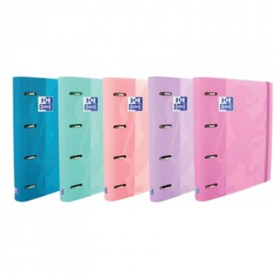 oxford Europeanbinder TOUCH A4+ 4 Anneaux 35mm avec 100 Feuilles, Couleurs Assorties - Publicité oxford Europeanbinder TOUCH A4+ 4 Anneaux 35mm avec 100 Feuilles, Couleurs Assorties - Publicité