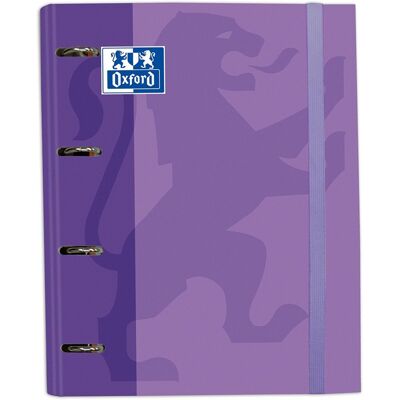 Oxford Classic EuropeanBinder Carpeblock Classeur avec recharge A4+ Mauve - Publicité Oxford Classic EuropeanBinder Carpeblock Classeur avec recharge A4+ Mauve - Publicité