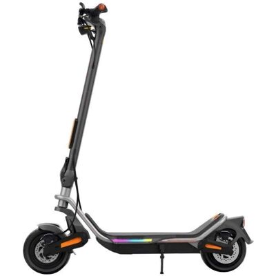 Patinette électrique Cunfon RS500 500W Double frein à disque Pliable Gris - Publicité Patinette électrique Cunfon RS500 500W Double frein à disque Pliable Gris - Publicité