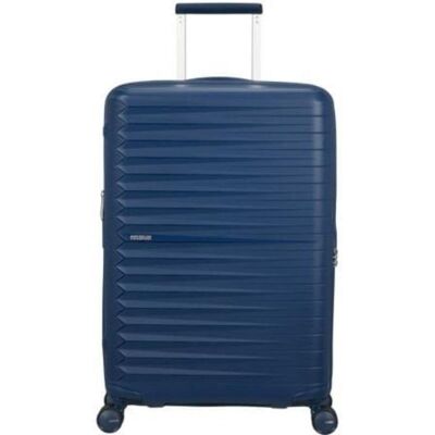 american-tourister Valise American Tourister FastForward Spinner 68cm 4 roues TSA Bleu Marine Extensible - Publicité american-tourister Valise American Tourister FastForward Spinner 68cm 4 roues TSA Bleu Marine Extensible - Publicité