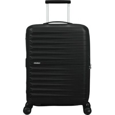 american-tourister Valise American Tourist FastForward Spinner 55 cm 4 roues extensible noire - Publicité american-tourister Valise American Tourist FastForward Spinner 55 cm 4 roues extensible noire - Publicité