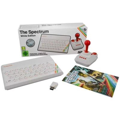 retro-games-limited Retro Games Limited The Spectrum White Edition Console Retro Processeur Custom 48 Jeux 16GB Blanc - Publicité retro-games-limited Retro Games Limited The Spectrum White Edition Console Retro Processeur Custom 48 Jeux 16GB Blanc - Publicité