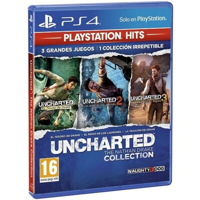 Sony Uncharted Collection Playstation Hits PS4 - Publicité Sony Uncharted Collection Playstation Hits PS4 - Publicité