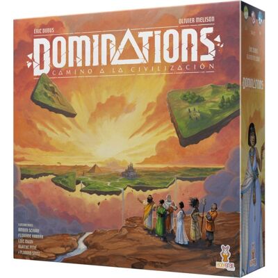 Asmodee Dominations Jeu de société Road to Civilization - Publicité Asmodee Dominations Jeu de société Road to Civilization - Publicité